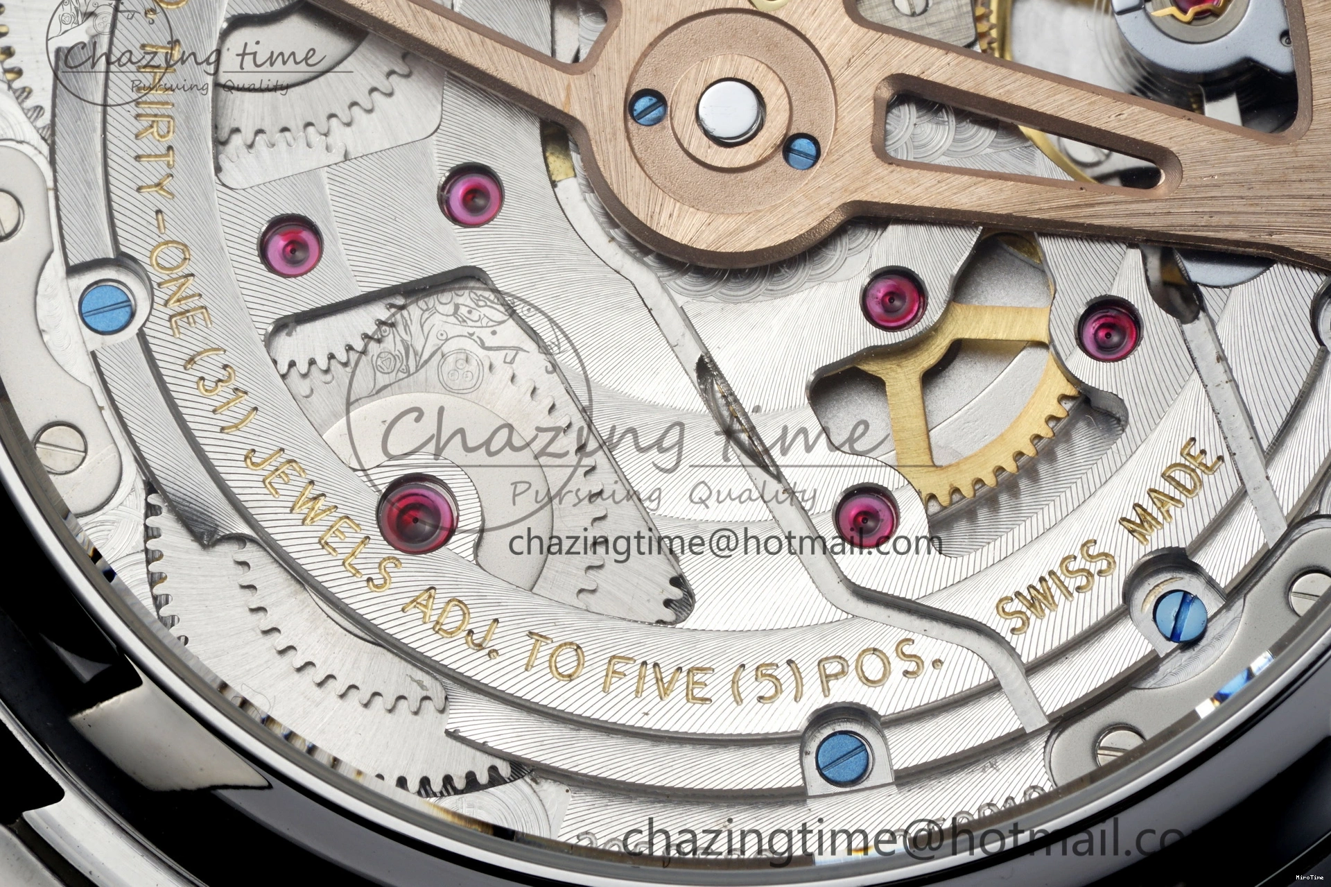 MIROTIME 0407 Bold Portugieser Perpetual Calendar SS 5033 APSF 1:1 Best Edition Blue Dial on Black Leather Strap A52610 Clone 7041